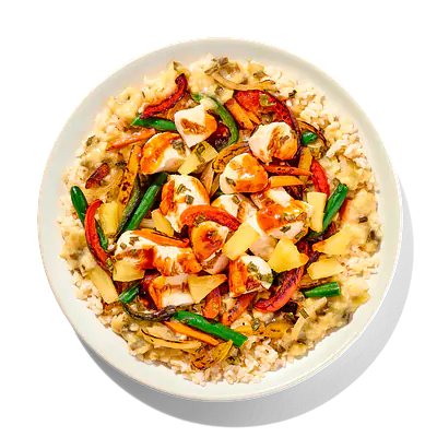 Pineapple Chicken with Rice: Main product image