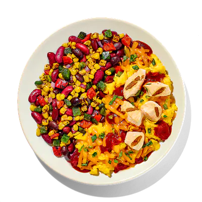 Guajillo Chile Eggs with Chicken: Main product image