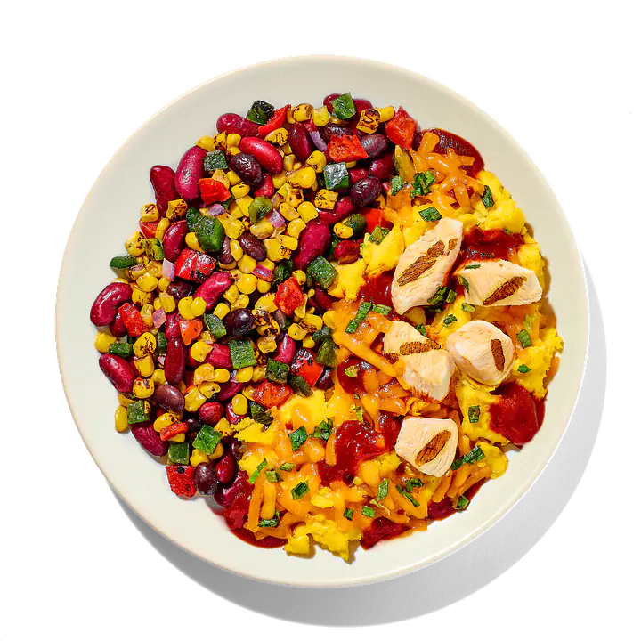 Guajillo Chile Eggs with Chicken - Master