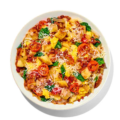 Pesto Egg and Uncured Bacon Skillet: Main product image