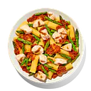 Red Pepper Chicken and Asparagus with Rigatoni - Master