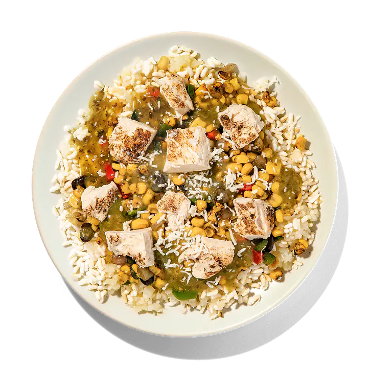 Tomatillo Chicken with Rice - Master