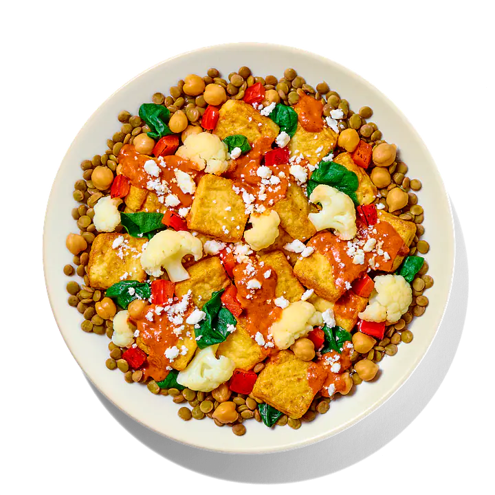 Harissa Tofu with Lentils - Master