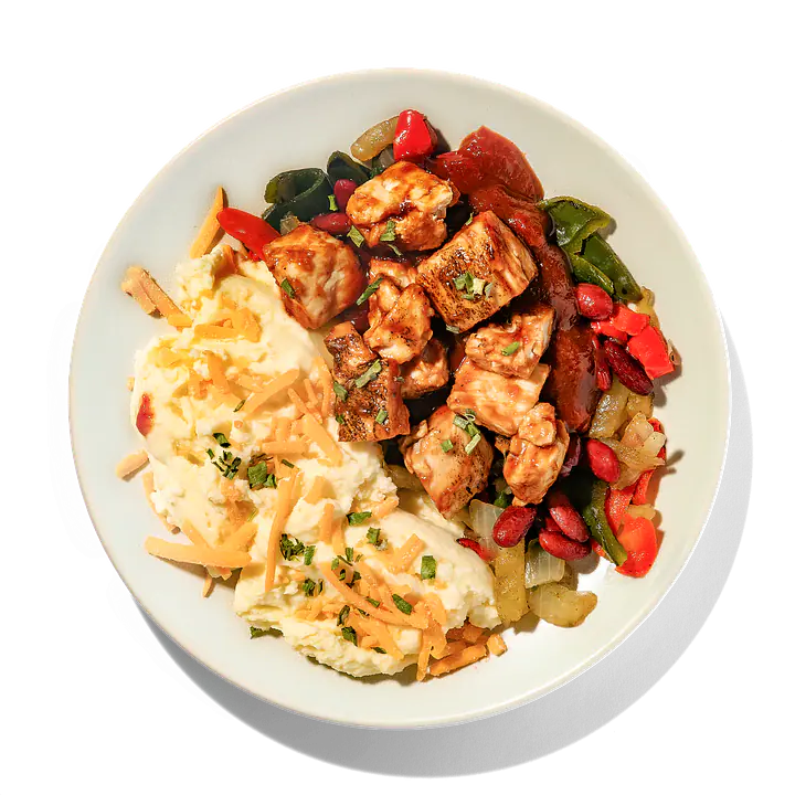 BBQ Seasoned Chicken with Mashed Potatoes - Master