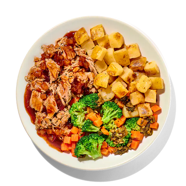 BBQ Seasoned Pulled Pork with Potatoes: Main product image