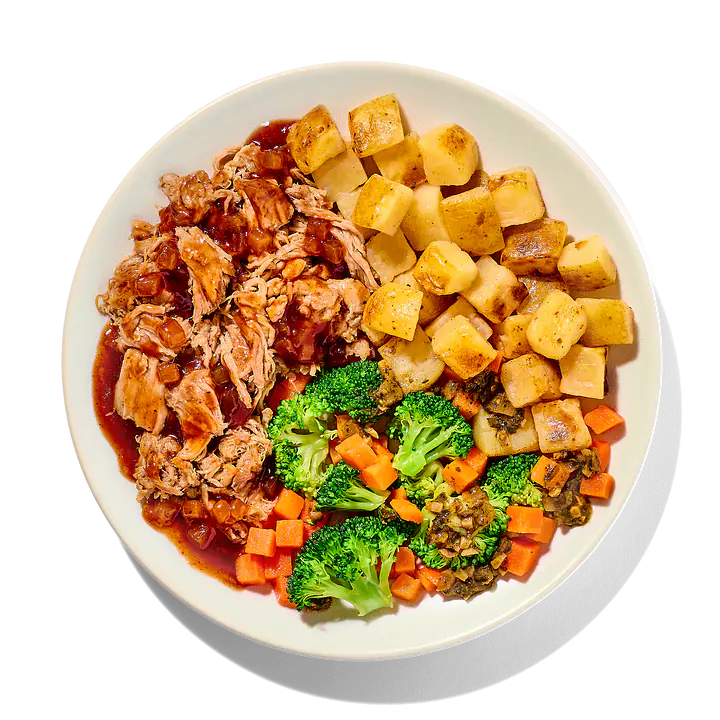 BBQ Seasoned Pulled Pork with Potatoes - Master