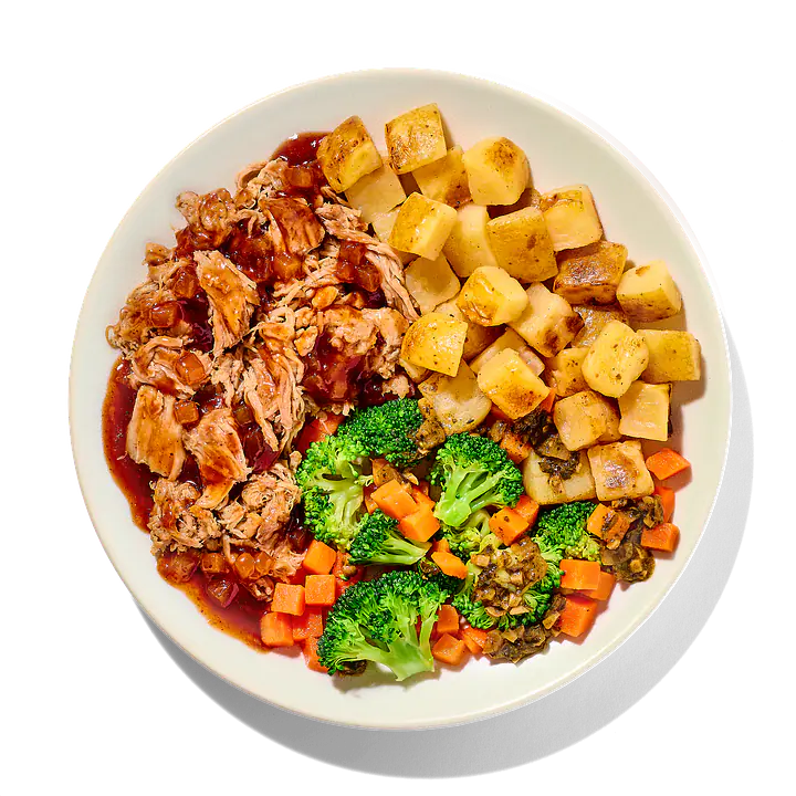 BBQ Seasoned Pulled Pork with Potatoes - Master